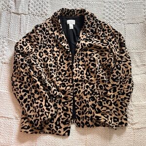 Y2K Chico’s Leopard Print Blazer Jacket